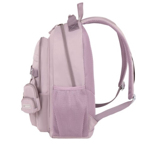 Рюкзак HEIKKI FUSION (ХЕЙКИ) универсальный, 2 отделения, отделение для ноутбука, c КОШЕЛЬКОМ, пыльная роза, 44х31х14 см, 273867