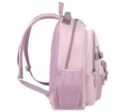 Рюкзак HEIKKI FUSION (ХЕЙКИ) универсальный, 2 отделения, отделение для ноутбука, c КОШЕЛЬКОМ, пыльная роза, 44х31х14 см, 273867