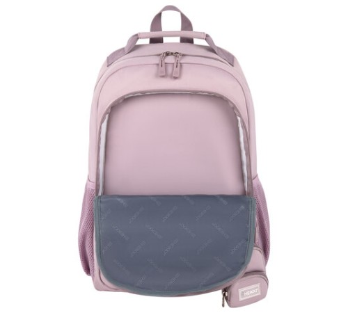 Рюкзак HEIKKI FUSION (ХЕЙКИ) универсальный, 2 отделения, отделение для ноутбука, c КОШЕЛЬКОМ, пыльная роза, 44х31х14 см, 273867