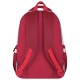 Рюкзак HEIKKI GOODLY (ХЕЙКИ) универсальный, 2 отделения, отделение для ноутбука, серый/красный, 46x33x18 см, 273869