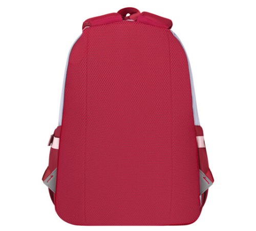Рюкзак HEIKKI GOODLY (ХЕЙКИ) универсальный, 2 отделения, отделение для ноутбука, серый/красный, 46x33x18 см, 273869