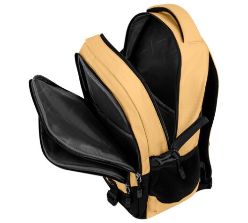 Рюкзак HEIKKI VALUABLE (ХЕЙКИ) универсальный, 2 отделения, отделение для ноутбука, бежевый, 48x33x19 см, 273870