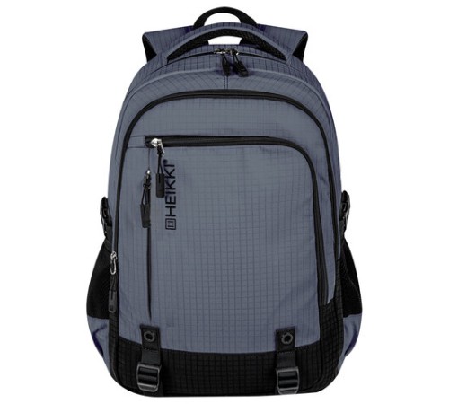 Рюкзак HEIKKI VALUABLE (ХЕЙКИ) универсальный, 2 отделения, отделение для ноутбука, серый, 48x33x19 см, 273871