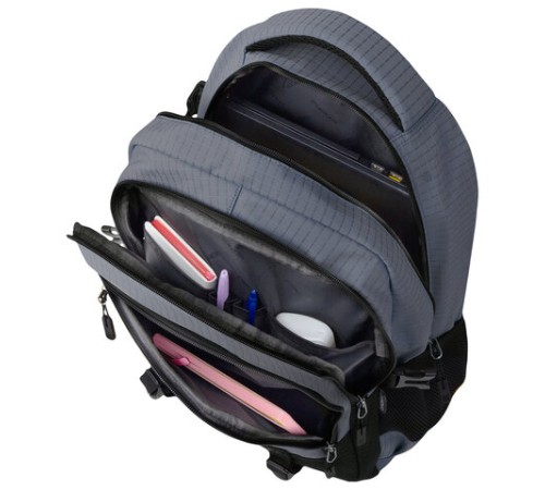 Рюкзак HEIKKI VALUABLE (ХЕЙКИ) универсальный, 2 отделения, отделение для ноутбука, серый, 48x33x19 см, 273871