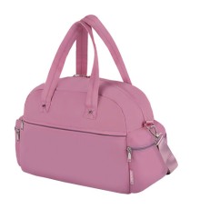 Сумка дорожная HEIKKI HANDY (ХЕЙКИ), карман на молнии, багажная лента, пыльная роза, 43х16х30 см, 273872