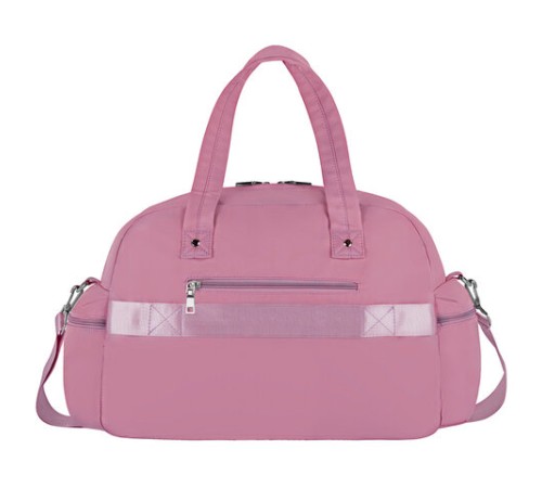 Сумка дорожная HEIKKI HANDY (ХЕЙКИ), карман на молнии, багажная лента, пыльная роза, 43х16х30 см, 273872