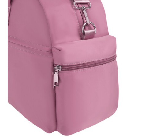 Сумка дорожная HEIKKI HANDY (ХЕЙКИ), карман на молнии, багажная лента, пыльная роза, 43х16х30 см, 273872
