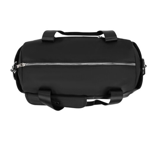 Сумка дорожная HEIKKI HANDY (ХЕЙКИ), карман на молнии, багажная лента, черная, 38х16х25 см, 273874