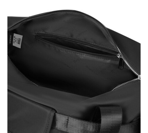 Сумка дорожная HEIKKI HANDY (ХЕЙКИ), карман на молнии, багажная лента, черная, 38х16х25 см, 273874