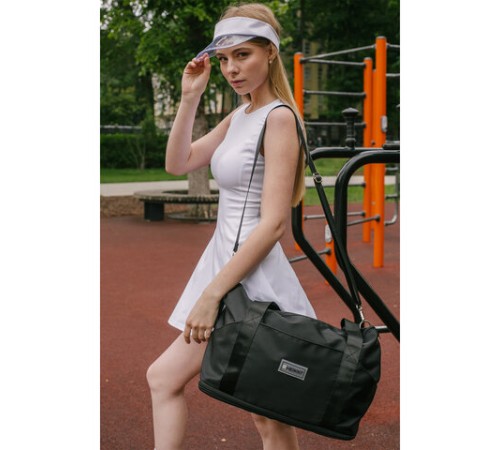 Сумка дорожная HEIKKI EXPAND (ХЕЙКИ), трансформер, багажная лента, черная, 40,5х23х42 см, 273875