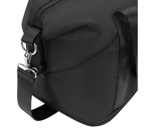 Сумка дорожная HEIKKI EXPAND (ХЕЙКИ), трансформер, багажная лента, черная, 40,5х23х42 см, 273875