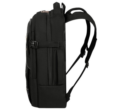 Рюкзак HEIKKI DESERTED (ХЕЙКИ) универсальный, отделение для ноутбука, EVA-спинка, черный, 48х34х18 см, 273876