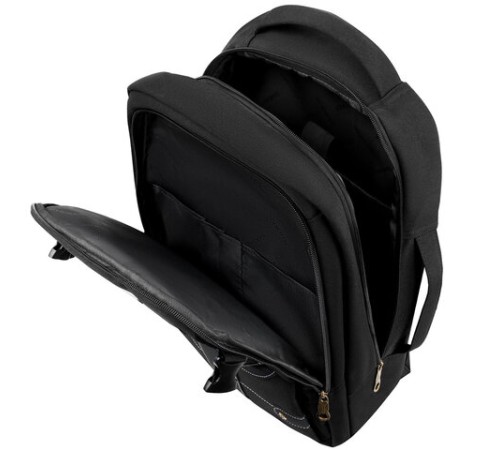 Рюкзак HEIKKI DESERTED (ХЕЙКИ) универсальный, отделение для ноутбука, EVA-спинка, черный, 48х34х18 см, 273876