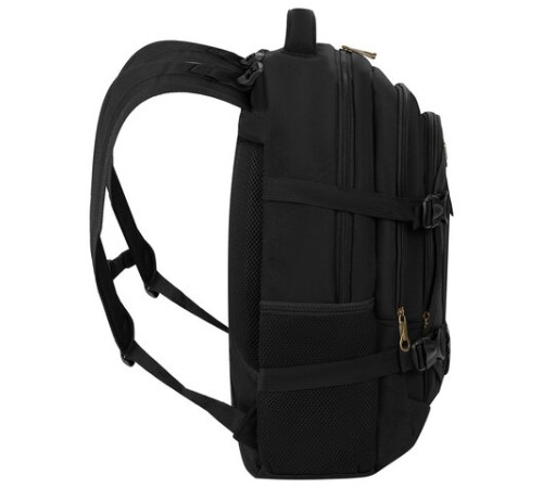 Рюкзак HEIKKI DESERTED (ХЕЙКИ) универсальный, 3 отделения, эргономичный, багажная лента, черный, 47х33х17 см, 273878