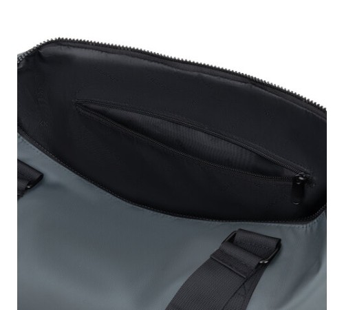 Сумка спортивная HEIKKI QUICK MOVE (ХЕЙКИ), карман на молнии, багажная лента, серая, 41х32х15 см, 273879