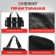 Сумка спортивная HEIKKI QUICK MOVE (ХЕЙКИ), карман на молнии, багажная лента, черная, 41х32х15 см, 273880
