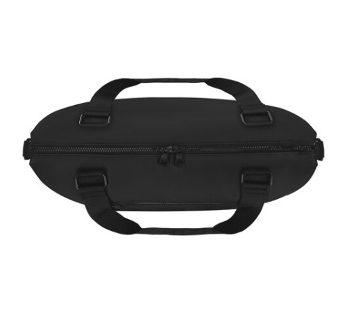 Сумка спортивная HEIKKI QUICK MOVE (ХЕЙКИ), карман на молнии, багажная лента, черная, 41х32х15 см, 273880