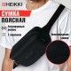 Сумка на пояс HEIKKI RIO (ХЕЙКИ) регулируемый ремень, черная, 28х16х9 см, 273886