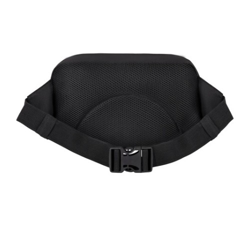 Сумка на пояс HEIKKI RIO (ХЕЙКИ) регулируемый ремень, черная, 28х16х9 см, 273886