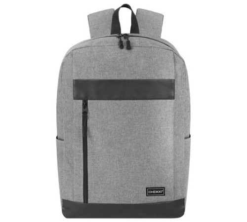 Рюкзак HEIKKI PLANE (ХЕЙКИ) универсальный, отделение для ноутбука, серый, 42х30х14 см, 273887