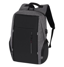 Рюкзак HEIKKI OUTLOOK (ХЕЙКИ) универсальный, отделение для ноутбука, серый, 46x32x16 см, 273890