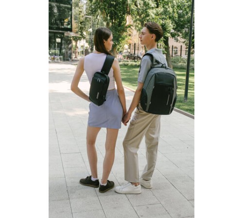 Рюкзак HEIKKI OUTLOOK (ХЕЙКИ) универсальный, отделение для ноутбука, серый, 46x32x16 см, 273890