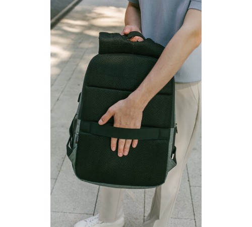 Рюкзак HEIKKI OUTLOOK (ХЕЙКИ) универсальный, отделение для ноутбука, серый, 46x32x16 см, 273890