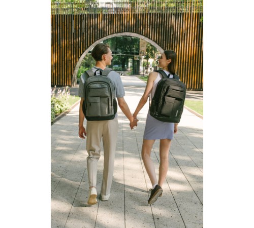 Рюкзак HEIKKI CONCORDANCE (ХЕЙКИ) универсальный, отделение для ноутбука, серый, 47x32x15 см, 273891