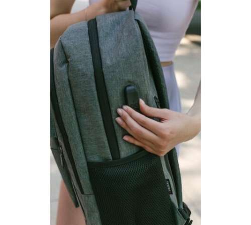 Рюкзак HEIKKI CONCORDANCE (ХЕЙКИ) универсальный, отделение для ноутбука, серый, 47x32x15 см, 273891