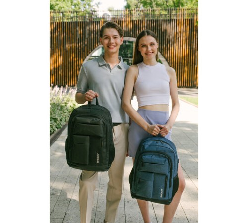 Рюкзак HEIKKI CONCORDANCE (ХЕЙКИ) универсальный, отделение для ноутбука, синий, 47x32x15 см, 273893