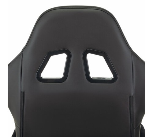 Кресло компьютерное BRABIX "Striker GM-121", синхромеханизм, 2 подушки, экокожа/велюр, черное, 532962