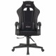 Кресло компьютерное BRABIX "Striker GM-121", синхромеханизм, 2 подушки, экокожа/велюр, черное, 532962