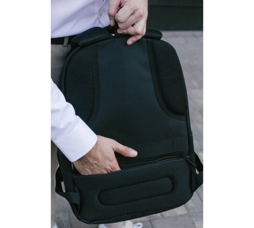 Рюкзак HEIKKI SECURE (ХЕЙКИ) универсальный, отделение для ноутбука, черный, 46x31x19 см, 273894