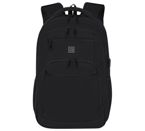 Рюкзак HEIKKI SECURE (ХЕЙКИ) универсальный, отделение для ноутбука, черный, 46x31x19 см, 273894