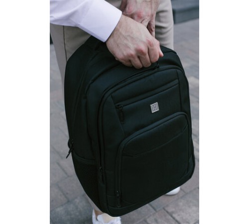 Рюкзак HEIKKI SECURE (ХЕЙКИ) универсальный, отделение для ноутбука, черный, 46x31x19 см, 273894