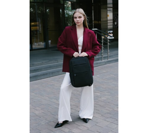 Рюкзак HEIKKI ACCORDANCE (ХЕЙКИ) универсальный, отделение для ноутбука, черный, 41х30x12 см, 273901