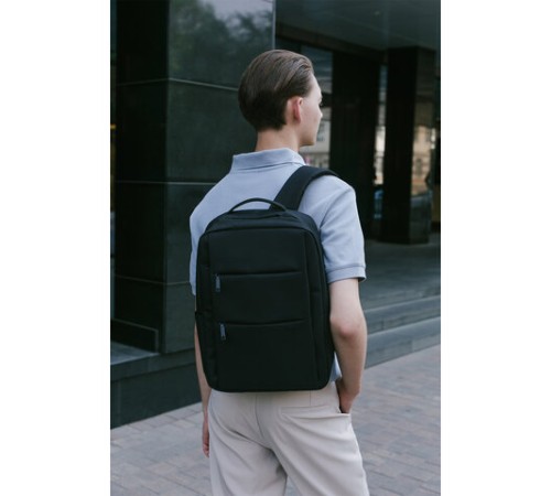 Рюкзак HEIKKI ACCORDANCE (ХЕЙКИ) универсальный, отделение для ноутбука, черный, 41х30x12 см, 273901