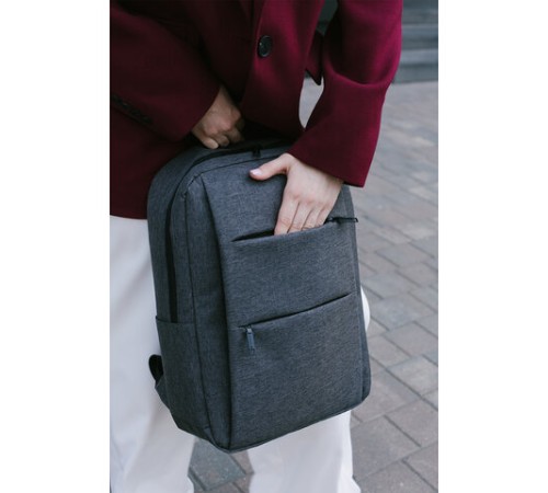 Рюкзак HEIKKI ACCORDANCE (ХЕЙКИ) универсальный, отделение для ноутбука, серый, 41х30x12 см, 273902