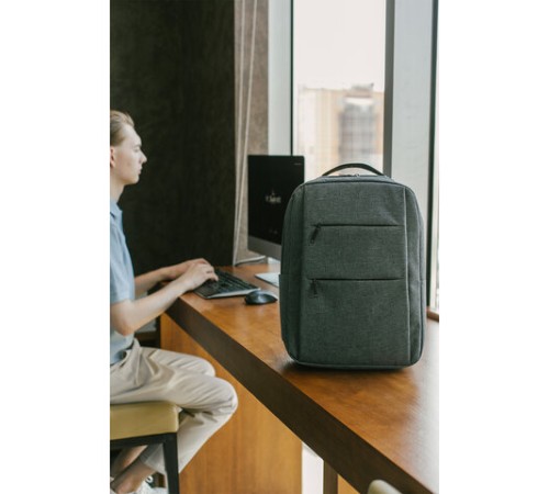 Рюкзак HEIKKI ACCORDANCE (ХЕЙКИ) универсальный, отделение для ноутбука, серый, 41х30x12 см, 273902