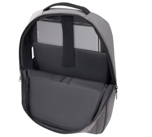 Рюкзак HEIKKI ACCORDANCE (ХЕЙКИ) универсальный, отделение для ноутбука, серый, 41х30x12 см, 273902