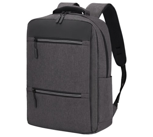 Рюкзак HEIKKI PANEL (ХЕЙКИ), отделение для ноутбука, USB-порт, серый, 44x30x13 см, 273903