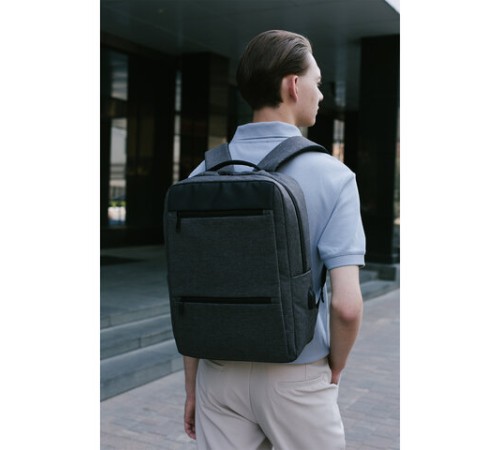 Рюкзак HEIKKI PANEL (ХЕЙКИ), отделение для ноутбука, USB-порт, серый, 44x30x13 см, 273903