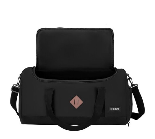 Сумка спортивная HEIKKI MOVE RENOWNED (ХЕЙКИ), отделение для обуви, черная, 28x51x26 см, 273909