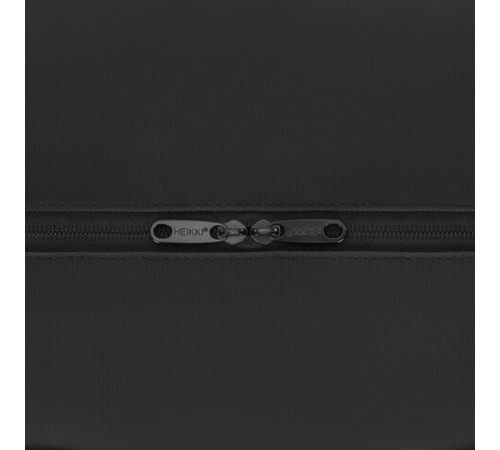 Сумка спортивная HEIKKI WORKOUT (ХЕЙКИ), карман на молнии, черная, 28x51x25 см, 273916