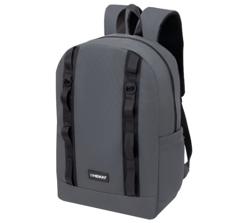 Рюкзак HEIKKI CHARACTER (ХЕЙКИ) универсальный, эргономичный, серый, 43х31х13 см, 273917