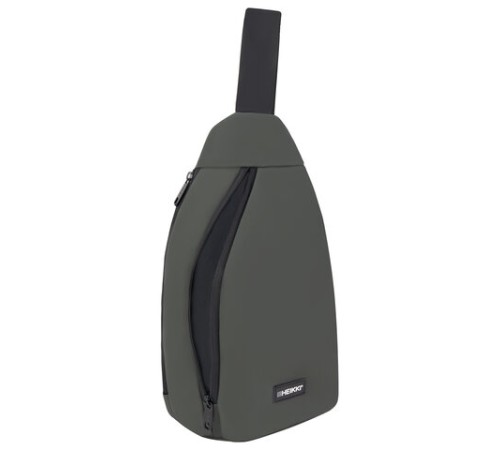 Рюкзак однолямочный HEIKKI SMOOTH (ХЕЙКИ), 2 отделения, хаки, 35x20x8 см, 273920