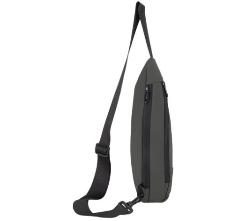 Рюкзак однолямочный HEIKKI SMOOTH (ХЕЙКИ), 2 отделения, хаки, 35x20x8 см, 273920