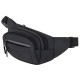 Сумка на пояс HEIKKI PROMPT (ХЕЙКИ), 2 отделения, регулируемый ремень, светоотражающие элементы, черная, 35х14х4см, 273922