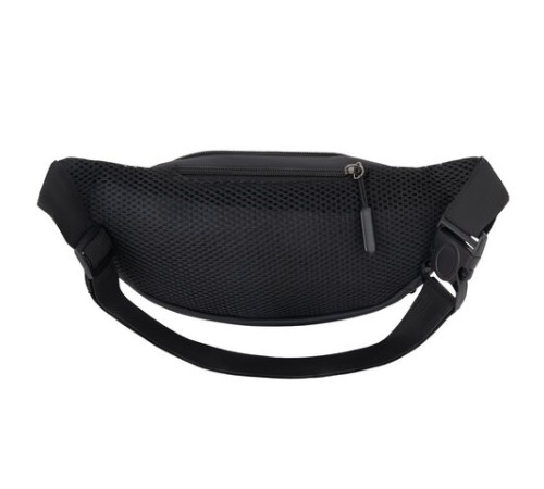Сумка на пояс HEIKKI PROMPT (ХЕЙКИ), 2 отделения, регулируемый ремень, светоотражающие элементы, черная, 35х14х4см, 273922