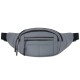 Сумка на пояс HEIKKI PROMPT (ХЕЙКИ), 2 отделения, регулируемый ремень, светоотражающие элементы, серая, 35х14х4см, 273925